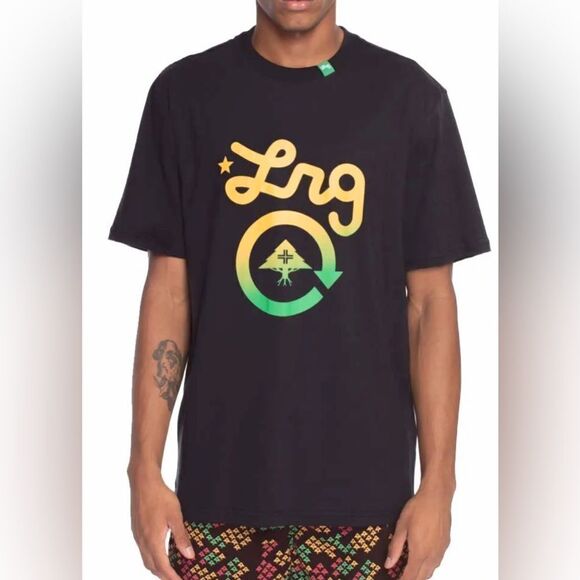 NWT LRG Unisex Black Short Sleeve Graphic Tee Shirt Lifted Research Group - M - Picture 7 of 7